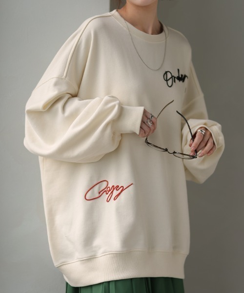 ロゴ刺繍スウェット（スウェット）｜HUG.U（ハグユー）のファッション