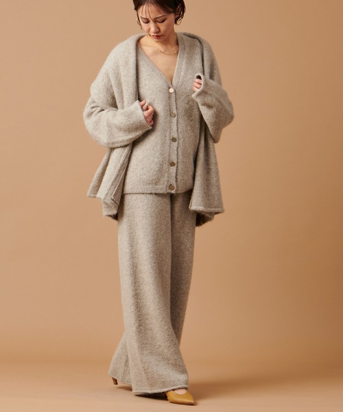 marmors（マルモア）の「【marmors】shaggy alpaca knit pants