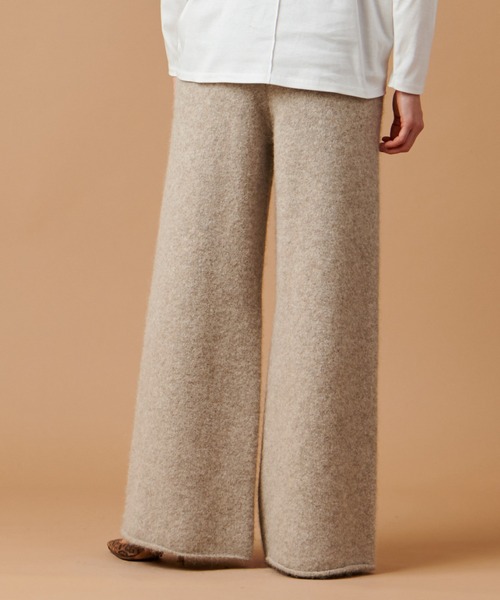 marmors（マルモア）の「【marmors】shaggy alpaca knit pants