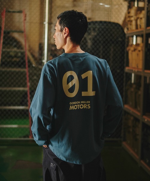 GORDON MILLER(ゴードンミラー)の「GORDON MILLER PRO MOTORS 01 LS Tシャツ(Tシャツ/カットソー・メンズ・ブルーグリーン・1/2/3)」の18枚目の写真