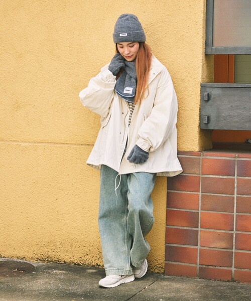 TEMBEA（テンベア）の「TEMBEA×FREAK'S STORE/テンベア×フリークスストア 別注WOOL GUNTE M /別注 ウール 手袋 Mサイズ（手袋・メンズ・サックスブルー/ブルー/ターコイズブルー/オレンジ/イエロー・ONE SIZE）」の19枚目の写真