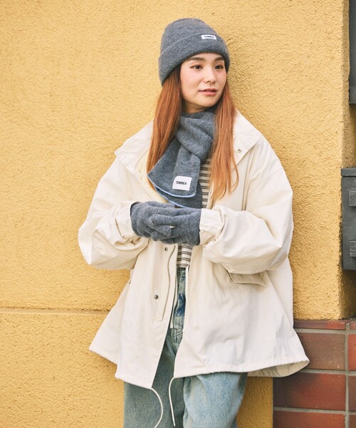 TEMBEA（テンベア）の「TEMBEA×FREAK'S STORE/テンベア×フリークスストア 別注WOOL GUNTE M /別注 ウール 手袋 Mサイズ（手袋・メンズ・サックスブルー/ブルー/ターコイズブルー/オレンジ/イエロー・ONE SIZE）」の20枚目の写真