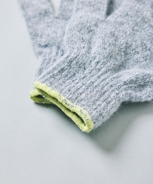 TEMBEA（テンベア）の「TEMBEA×FREAK'S STORE/テンベア×フリークスストア 別注WOOL GUNTE M /別注 ウール 手袋 Mサイズ（手袋・メンズ・サックスブルー/ブルー/ターコイズブルー/オレンジ/イエロー・ONE SIZE）」の14枚目の写真