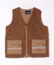 チャイハネ | 【チャイハネ】Amina×grn ボアロンMEN'Sベスト(その他アウター)