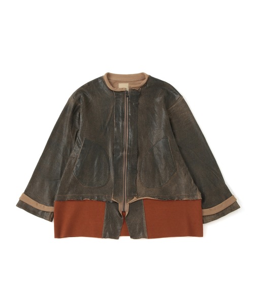 ANTHEM A / BROKEN CRACK PRINT ZIP SWEAT BROKEN CRACK PRINT ZIP