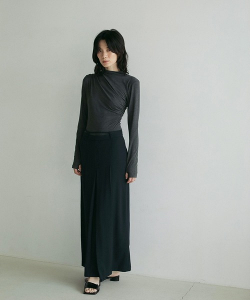 anuke（アンヌーク）の「Tuck Long Skirt（スカート）」 - WEAR