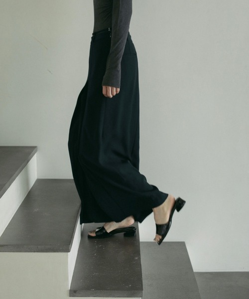 anuke（アンヌーク）の「Tuck Long Skirt（スカート）」 - WEAR