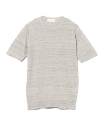 FILIPPO DE LAURENTIIS / コットンリネン クルーネック Tシャツ