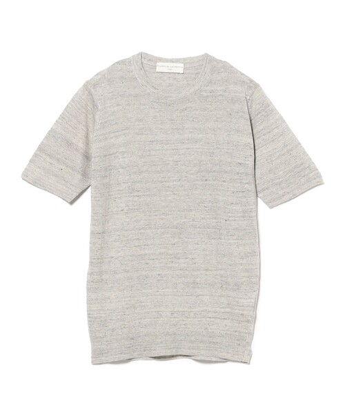 BRILLA per il gusto(ブリッラペルイルグースト)の「FILIPPO DE LAURENTIIS / コットンリネン クルーネック Tシャツ(Tシャツ/カットソー・メンズ・ブラック系その他3/ベージュ/ロイヤルブルー・44/48/46/50)」の2枚目の写真