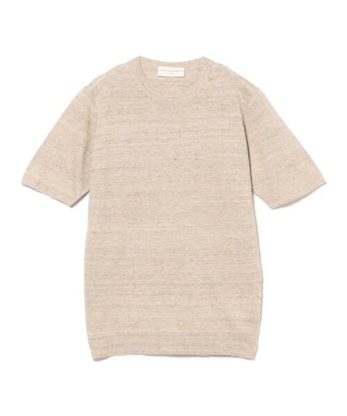 BRILLA per il gusto(ブリッラペルイルグースト)の「FILIPPO DE LAURENTIIS / コットンリネン クルーネック Tシャツ(Tシャツ/カットソー・メンズ・ブラック系その他3/ベージュ/ロイヤルブルー・44/48/46/50)」の10枚目の写真