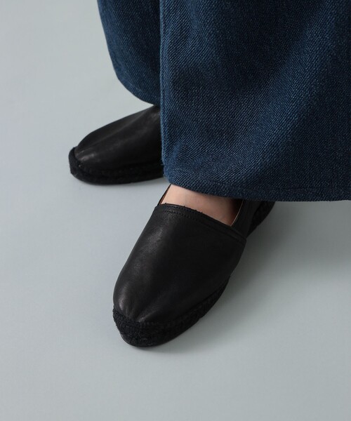 BEAMS F(ビームスエフ)の「【別注】Don Quichosse / レザー エスパドリーユ(その他シューズ・メンズ・ネイビー/ナチュラル/ブラック/ブラウン・44/43/42/41/40)」の2枚目の写真