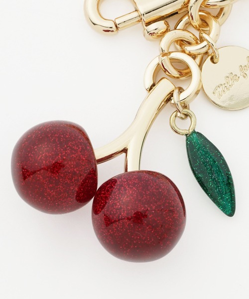MILKFED.(ミルクフェド)の「GLITTER CHERRY KEYCHAIN(キーホルダー・レディース・レッド/ピンク・ONE SIZE)」の9枚目の写真