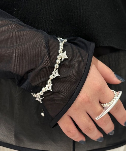 セール】4pointed starBracelet/四芒星ブレスレット