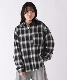repipi armario | チェックルーズシャツ(シャツ/ブラウス)