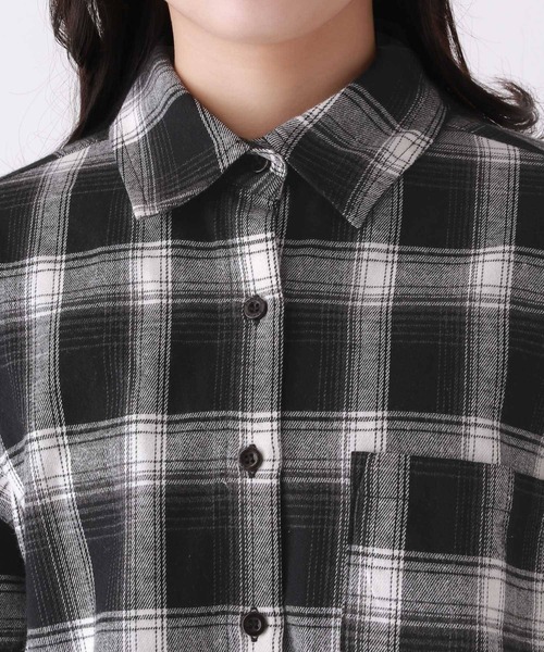 repipi armario（レピピ アルマリオ）の「チェックルーズシャツ（シャツ/ブラウス・キッズ・ブルー/ブラック/ピンク・LARGE/MEDIUM/SMALL）」の12枚目の写真