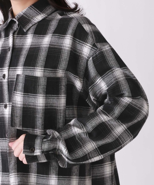 repipi armario（レピピ アルマリオ）の「チェックルーズシャツ（シャツ/ブラウス・キッズ・ブルー/ブラック/ピンク・LARGE/MEDIUM/SMALL）」の13枚目の写真