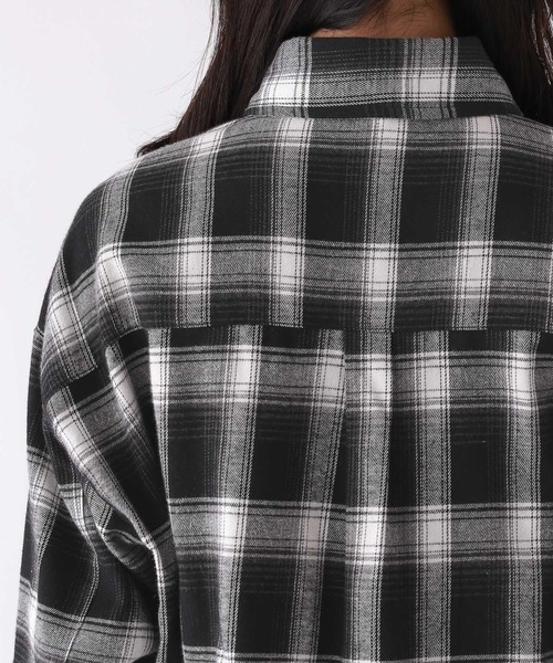 repipi armario（レピピ アルマリオ）の「チェックルーズシャツ（シャツ/ブラウス・キッズ・ブルー/ブラック/ピンク・LARGE/MEDIUM/SMALL）」の16枚目の写真