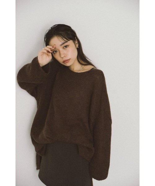 ✨即購入OK✨【美品】ドロシー シューマッハ　ニット S-LL/体型カバー】ふわふわMIXハイネックニット（ニット