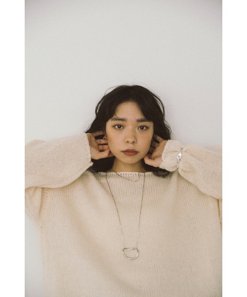 DRWCYS（ドロシーズ）の「ミドルオーバーニットトップス（ニット/セーター・レディース・ピンクベージュ/ブラウン・FREE）」の18枚目の写真