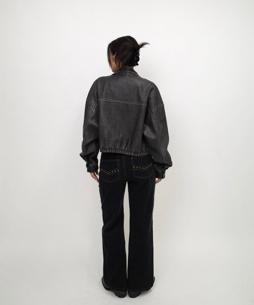 WHO'S WHO gallery（フーズフーギャラリー）の「コーデュロイフレアパンツ（その他パンツ・レディース・グレー/ブラック系その他/ブラック/ブラウン系その他/グレー系その他/ブラウン・SMALL/MEDIUM）」の11枚目の写真