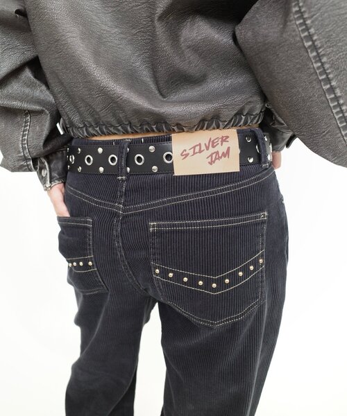 WHO'S WHO gallery（フーズフーギャラリー）の「コーデュロイフレアパンツ（その他パンツ・レディース・グレー/ブラック系その他/ブラック/ブラウン系その他/グレー系その他/ブラウン・SMALL/MEDIUM）」の19枚目の写真