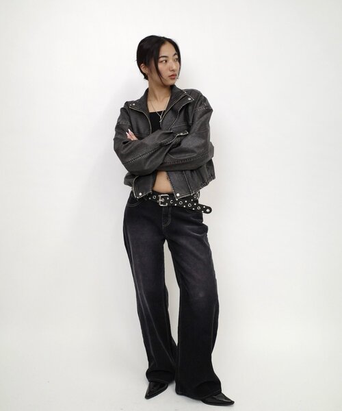 WHO'S WHO gallery（フーズフーギャラリー）の「コーデュロイフレアパンツ（その他パンツ・レディース・グレー/ブラック系その他/ブラック/ブラウン系その他/グレー系その他/ブラウン・SMALL/MEDIUM）」の20枚目の写真