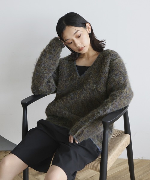chamaページ CELINE ボタン付きストライプ半袖ニット chama様専用ページ CELINE ボタン付きストライプ半袖ニット