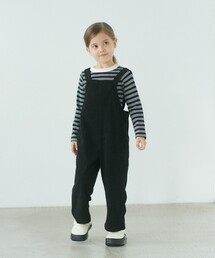 green label relaxing | 【別注】＜Pluckys＞サロペット（ブラック） / キッズ  100cm-130cm(サロペット/オーバーオール)