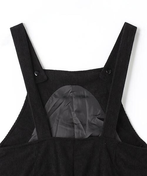 green label relaxing（グリーンレーベルリラクシング）の「【別注】＜Pluckys＞サロペット（ブラック） / キッズ  100cm-130cm（サロペット/オーバーオール・キッズ・ブラック・110cm/100cm/120cm/130cm）」の13枚目の写真