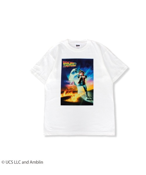 minius(ミニウス)の「『バック・トゥ・ザ・フューチャー1』"""Back to the Future"" T-Shirt" 半袖プリントTシャツ ビックシルエット ピグメント加工 ヴィンテージライク(Tシャツ/カットソー・メンズ・チャコール/ホワイト・X-LARGE/LARGE/MEDIUM)」の8枚目の写真