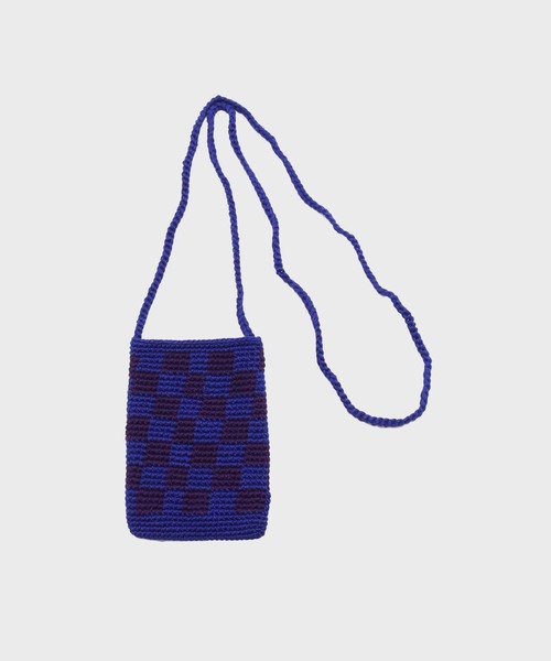 B.C STOCK(ベーセーストック)の「EL MARE / DELSOL CHECKERED FLAG BAG MINI(クラッチバッグ・メンズ・ホワイト系その他/ホワイト/パープル/ブラウン/レッド/カーキ/ブラック・FREE)」の6枚目の写真
