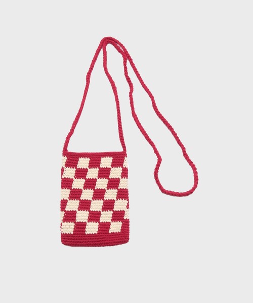B.C STOCK(ベーセーストック)の「EL MARE / DELSOL CHECKERED FLAG BAG MINI(クラッチバッグ・メンズ・ホワイト系その他/ホワイト/パープル/ブラウン/レッド/カーキ/ブラック・FREE)」の7枚目の写真