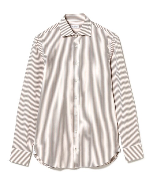 GUY ROVER（ギローバー）の「GUY ROVER / ストライプ ワイドカラーシャツ（シャツ/ブラウス・メンズ・ブルー系その他3・37/38/39/41）」の3枚目の写真