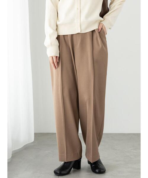 Te chichi TERRASSE（テチチテラス）の「コクーンタックパンツ（その他パンツ・レディース・チャコールグレー/オフホワイト/モカ・F）」の3枚目の写真