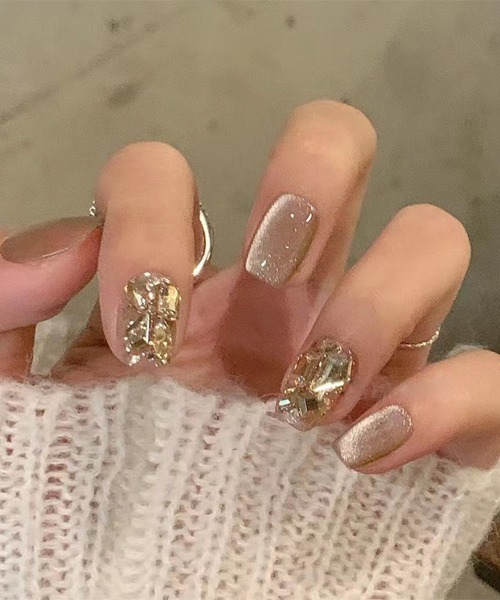 Doux Belle(ドゥーベル)の「簡単にネイルチップ ハンドネイルチップ ちゅるんネイル風(ネイルシール/ネイルチップ・レディース・A/B/C/D/E/F/G/H/I・FREE)」の5枚目の写真