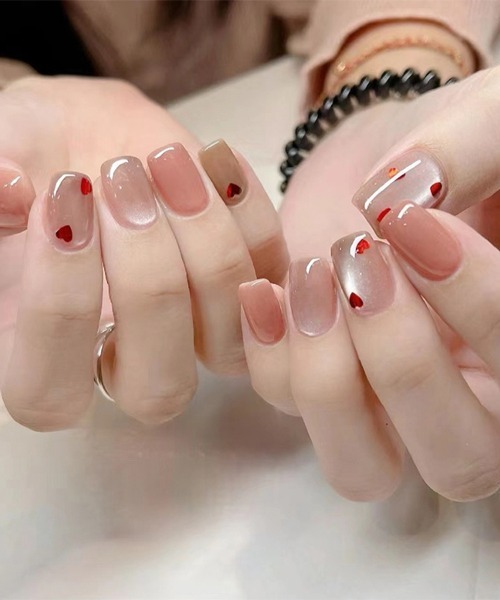 Doux Belle(ドゥーベル)の「簡単にネイルチップ ハンドネイルチップ ちゅるんネイル風(ネイルシール/ネイルチップ・レディース・A/B/C/D/E/F/G/H/I・FREE)」の8枚目の写真