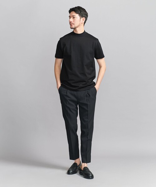BEAUTY&YOUTH UNITED ARROWS(ビューティーアンドユースユナイテッドアローズ)の「【WEB限定 WARDROBE SMART】クリア ガスコットン モックネック カットソー【抗菌・防臭】(Tシャツ/カットソー・メンズ・ホワイト/ブラック/ナチュラル/ネイビー/ライトグレー/ダークグレー・L/XL/S/M)」の10枚目の写真