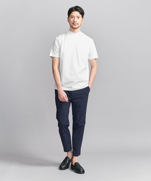 WEB限定 WARDROBE SMART】クリア ガスコットン モックネック