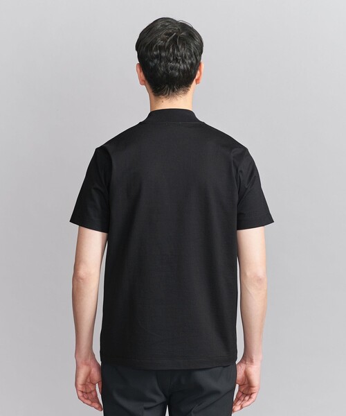 BEAUTY&YOUTH UNITED ARROWS(ビューティーアンドユースユナイテッドアローズ)の「【WEB限定 WARDROBE SMART】クリア ガスコットン モックネック カットソー【抗菌・防臭】(Tシャツ/カットソー・メンズ・ホワイト/ブラック/ナチュラル/ネイビー・L/XL/S/M)」の13枚目の写真