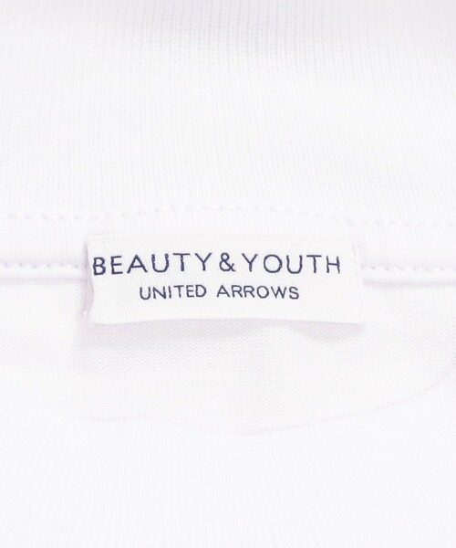 BEAUTY&YOUTH UNITED ARROWS(ビューティーアンドユースユナイテッドアローズ)の「【WEB限定 WARDROBE SMART】クリア ガスコットン モックネック カットソー【抗菌・防臭】(Tシャツ/カットソー・メンズ・ホワイト/ブラック/ナチュラル/ネイビー・L/XL/S/M)」の22枚目の写真