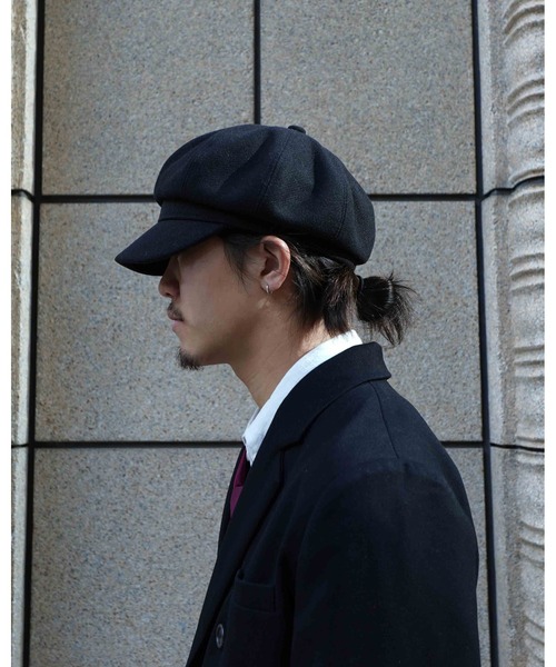 ウールブレンド8パネルキャスケット(キャスケット)|Noen(ノエン)