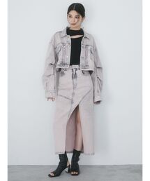 MURUA | 【セット販売】デニムジャケット&ロングスカートセット(セットアップ)
