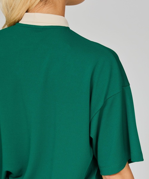 Champion(チャンピオン)の「【Champion/チャンピオン】レディース ポロシャツ(ポロシャツ・レディース・ダークグリーン/ダークネイビー/ベージュ系その他4/ブルー系その他・MEDIUM/LARGE)」の11枚目の写真