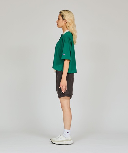 Champion(チャンピオン)の「【Champion/チャンピオン】レディース ポロシャツ(ポロシャツ・レディース・ダークグリーン/ダークネイビー/ベージュ系その他4/ブルー系その他・MEDIUM/LARGE)」の14枚目の写真