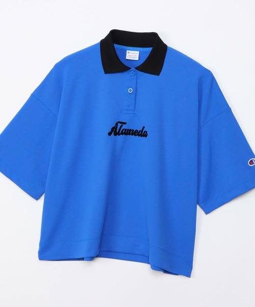 Champion(チャンピオン)の「【Champion/チャンピオン】レディース ポロシャツ(ポロシャツ・レディース・ダークグリーン/ダークネイビー/ベージュ系その他4/ブルー系その他・MEDIUM/LARGE)」の22枚目の写真