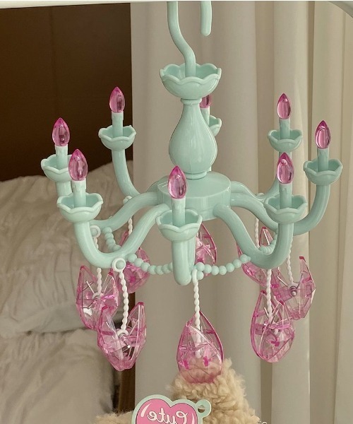 Made in I（メイドインアイ）の「crystal pinch hanger（ランドリーグッズ・レディース・グリーン/アイボリー・FREE）」の2枚目の写真