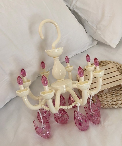 Made in I（メイドインアイ）の「crystal pinch hanger（ランドリーグッズ・レディース・グリーン/アイボリー・FREE）」の9枚目の写真