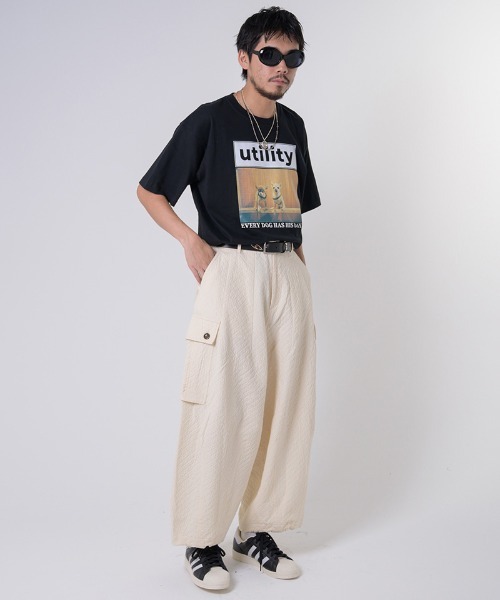 EFFECTEN（エフェクテン）の「mko12562- UTILITY Studs Leather Belt ベルト（ベルト・メンズ・ブラック・2/3）」の2枚目の写真