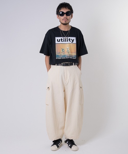 EFFECTEN（エフェクテン）の「mko12562- UTILITY Studs Leather Belt ベルト（ベルト・メンズ・ブラック・2/3）」の3枚目の写真