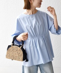 ITEMS URBANRESEARCH 長袖シャツ&amp;SHIPS長袖ブラウス SHIPS（シップス） ブラウス シャツ 「洗濯機可能」シャーリング
